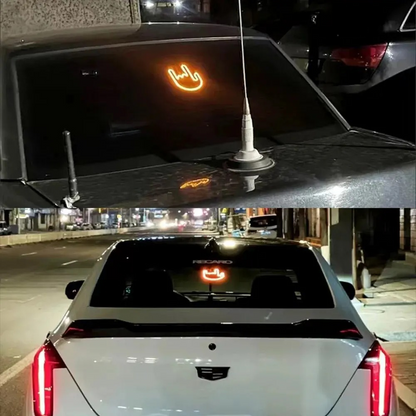 LED Hand Gesture Car Sign